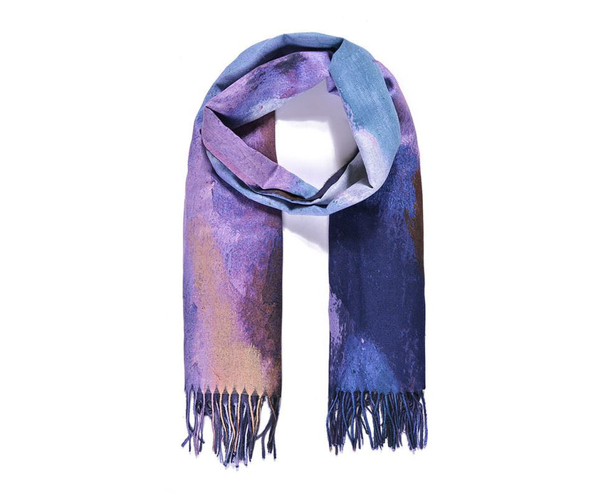 Abstract Purple Scarf