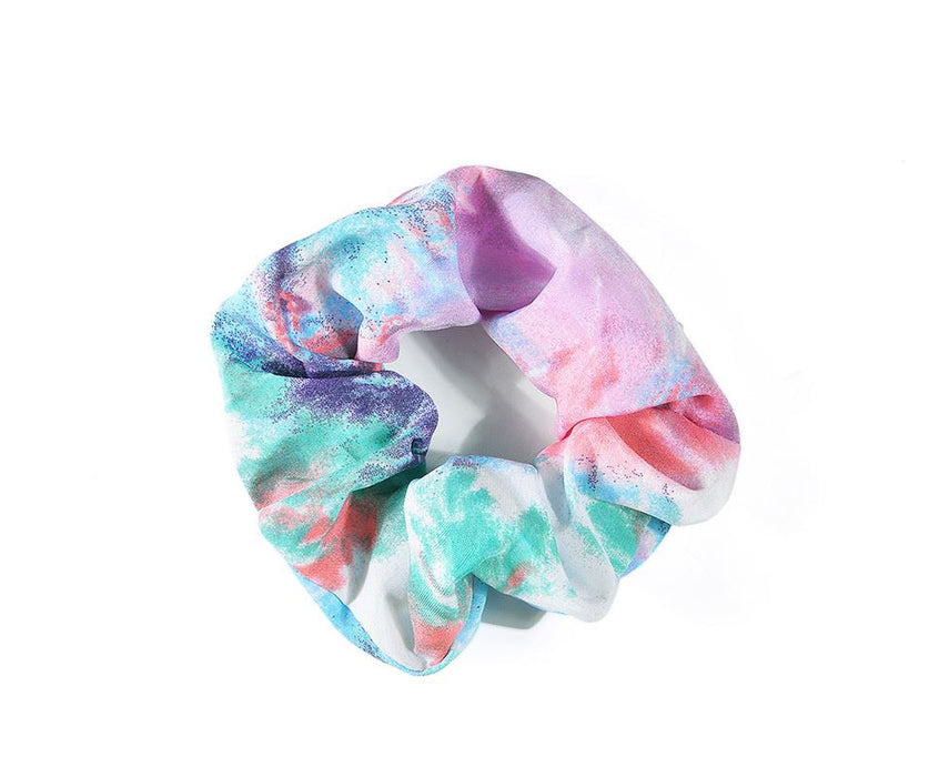 Tie-dye Zip Scrunchies - Set of 3
