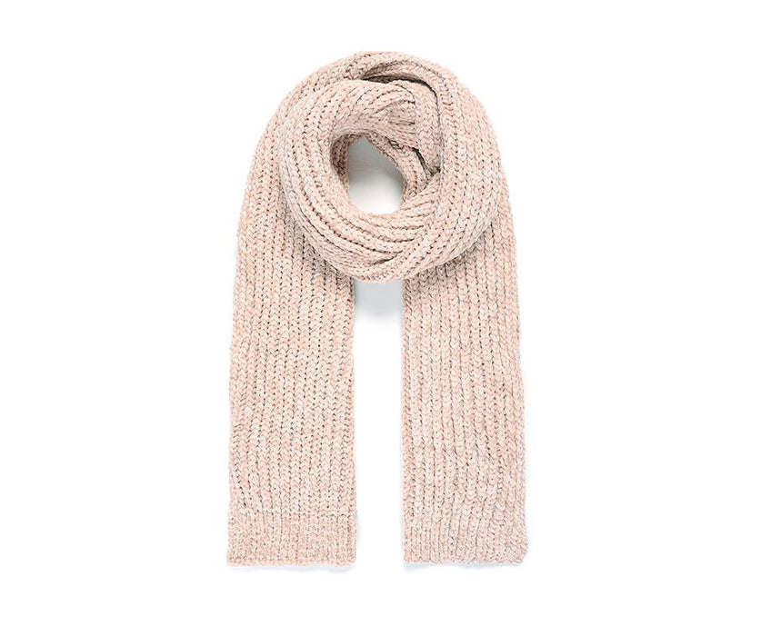 Pink and rose gold Chenille Scarf