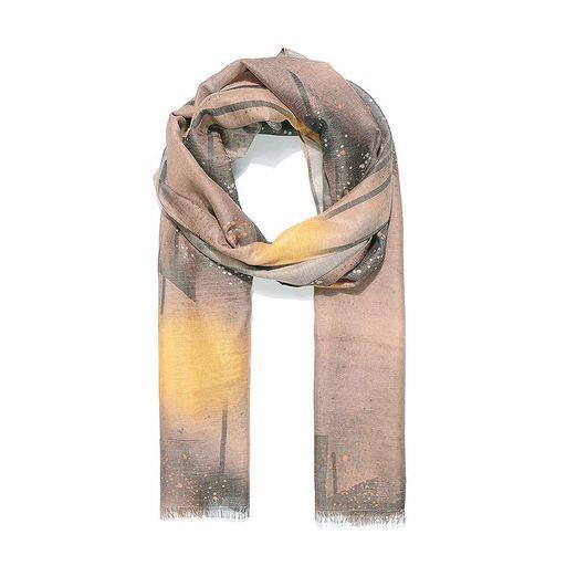 Abstract print scarf