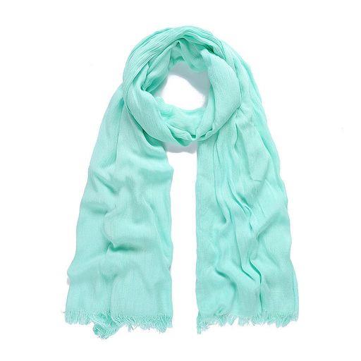 Mint modal plain long scarf