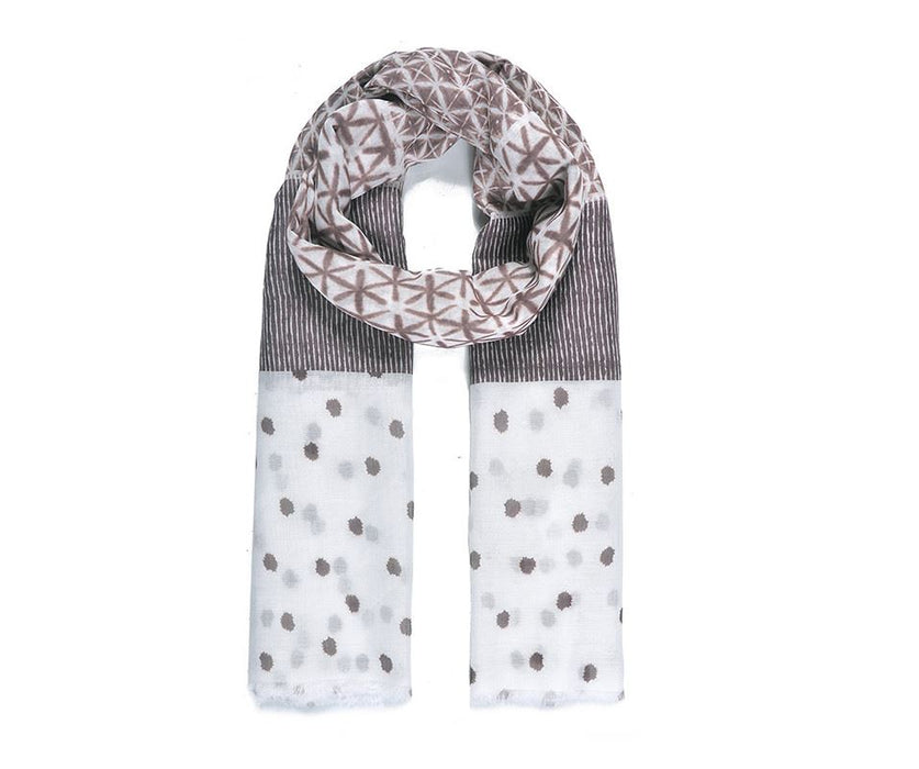 Mink Pattern Paint Print Scarf