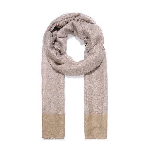 Beige print scarf