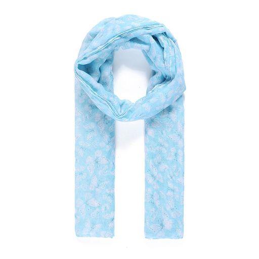 Catherine Lansfield blue butterfly print scarf