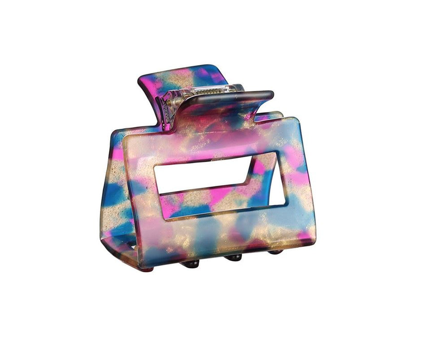 Rainbow Tortoiseshell Small Hair Claw