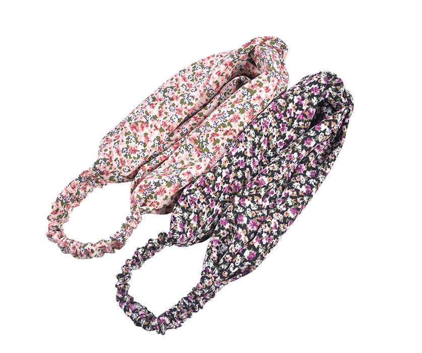 Ditsy Pink Headscarves - Pack of 10pcs