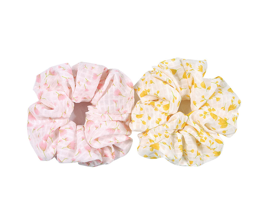 Oversized textured Scrunchies - pack of 6pcs