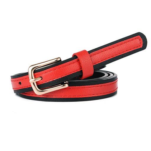 Red with black edges belt - M/L