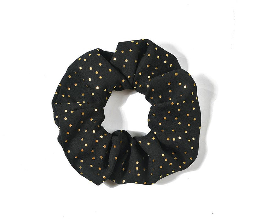 Metallic Dot scrunchies - Pack of 10pcs
