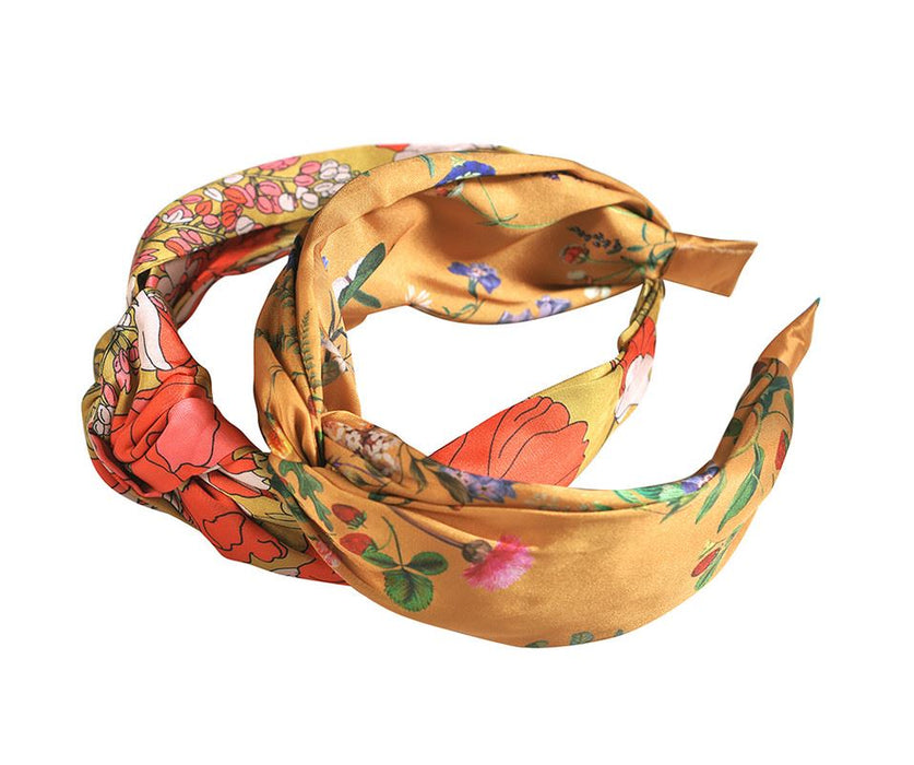 Large Floral Headband - pack of 6pcs